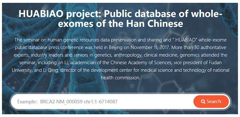 iGeneTech helped build the Huabiao database - whole exome sequencing of 5,000 Han Chinese individuals iGeneTech helped build the Huabiao database - whole exome sequencing of 5,000 Han Chinese individuals
